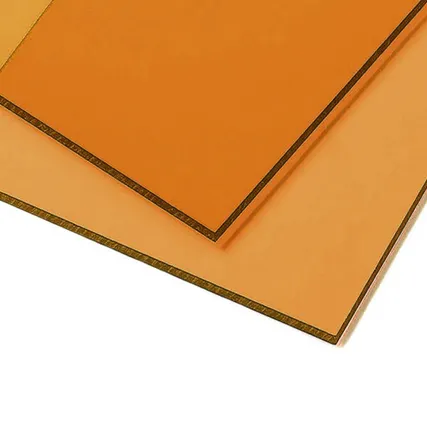 Фото №0 Монолитный поликарбонат 2050х3050х3мм (терракот) Рациональ СафПласт