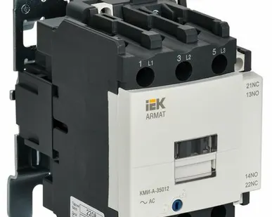 фото Контактор 50А 220В без реле 1НО 1НЗ (КМИ-А-35012 LC1D...