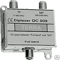 Фото №0 Диплексер ТВ-SAT TERRA DC009