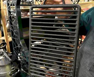 фото Чугунная решетка гриль 400/260/15 мм Белоруссия