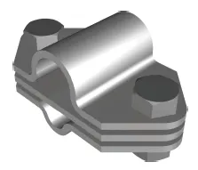 Фото №0 Соединитель "стержень-прут" параллельный 2 болта GT (ИМП)