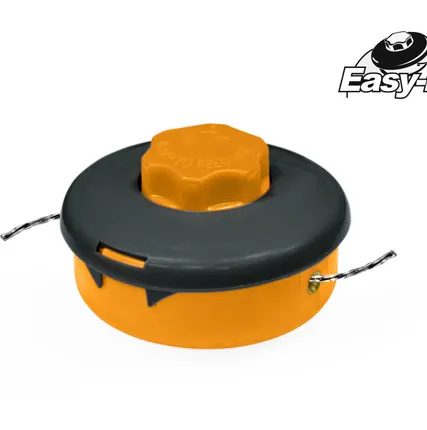 Фото №0 Картридж с леской триммера Rezer ТН 3343E Easy-head, М10х1.25, левая резьба, леска 2-2.4 мм