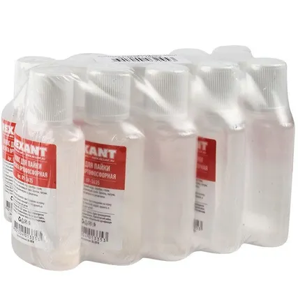 Фото №2 Флюс для пайки (кислота ортофосфорная) 30 мл. REXANT 09-3635