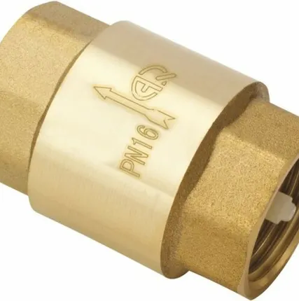 Фото №0 Клапан обратный 1" (25мм) с пластиковым сердечником Aqualink 01166