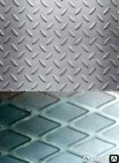 Фото №0 Лист рифленый 3 мм ЧЕВИЦА, РОМБ ГОСТ 8568-77 ГОСТ 380-05