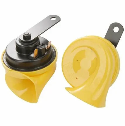 Фото №0 Звуковой сигнал Hella 12V TC16 (72W, 400/500 Hz,105-118dB) TE16 рожок желтый 3FH 012 010-821