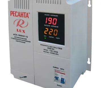 фото Стабилизатор напряжения Ресанта АСН 3000 Н/1-Ц Lux