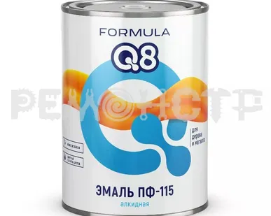 фото Эмаль ПФ-115  0,9кг ярко-зеленая FORMULA Q8 (14/700) П