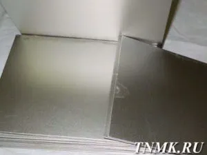 фото Лист никелевый 2 мм Н-2 ГОСТ 6235-91
