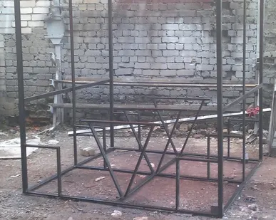 фото Беседка с поликарбонатом Усиленная