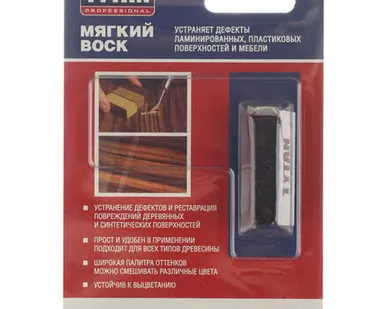 фото Tytan Professional Воск мягкий цв.146 венге, 7.5г