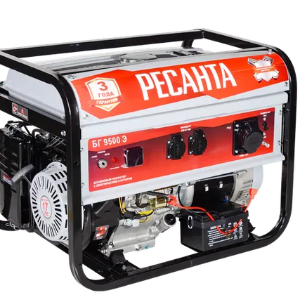 Фото №0 Электрогенератор Ресанта БГ 9500 Э