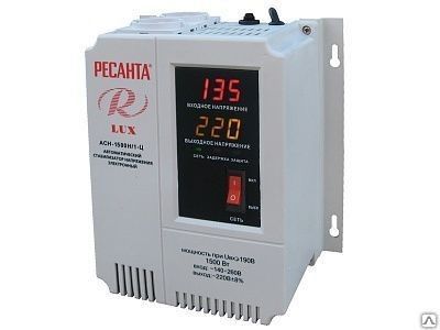 Фото №0 Стабилизатор АСН- 1 500Н/1-Ц Ресанта Lux