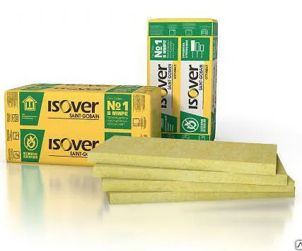 Фото №0 Утеплитель Isover ФАСАД 50х600х1200 (0,144 м3) плотность 145кг/м3