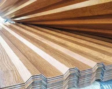 фото Профнастил МП-20 0,5 Printech Aspen 3D (Осина 3D wood)