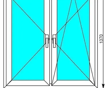 фото Окно пластиковое Scandiwin 1300х1400
