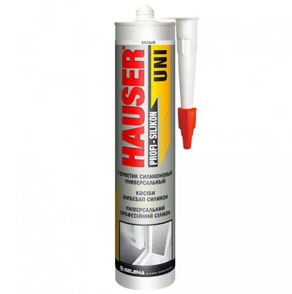 Фото №0 Герметик Hauser UNl силиконовый универсальный 260мл