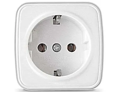 фото Розетка 1-м ОП Электра с заземл. бел. Союз 0012