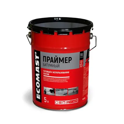 Фото №0 ПРАЙМЕР БИТУМНЫЙ(ЭКОМАСТ 3Л)