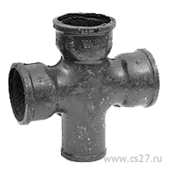 Фото №0 Крестовина чугунная прямая 50 х 50