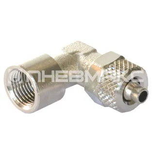 Фото №0 305F0618 - Фитинг с накидной гайкой угловой внутр. резьба G1/8" под трубку 6/4 мм