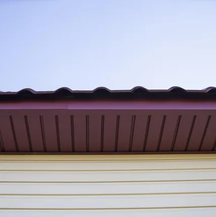 Фото №0 Софит металлический без перфорации 0,5 PurLite Мatt с пленкой RR 32 темно-коричневый