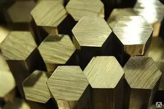 фото Латунный шестигранник