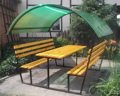 фото Беседки из поликарбоната