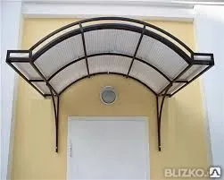 фото Изготовление металлических козырьков