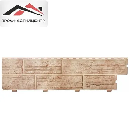 Фото №0 Сайдинг формованный Альта профиль Бежевый