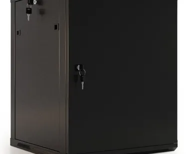 фото TWB-2245-SR-RAL9004 Шкаф настенный 19-дюймовый (19"), 22U