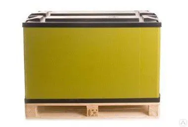 фото Контейнер полимерный Н 700 на деревянном поддоне(1200*800*700)