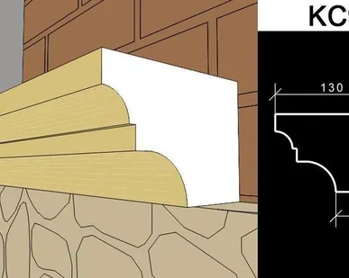 фото Цокольный карниз KC9