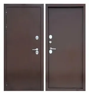 Фото №0 Дверь входная с терморазрывом Термо-М1 металл/металл, Медь 2050х860мм, ЛЕВАЯ