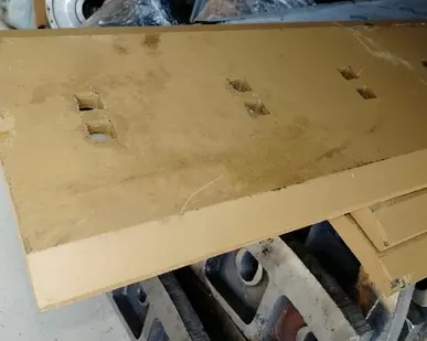 фото Нож твердосплавный ЖРО1-980х130х25 ТС (вставка 9 мм) на технику ДЗ-98 нового образца (2х3)