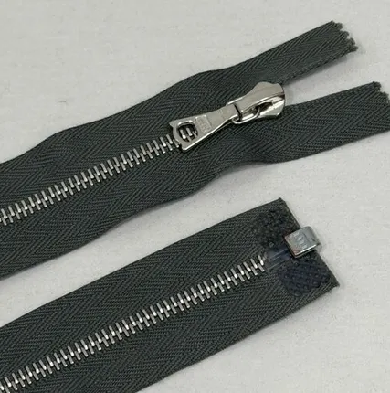 Фото №0 Молния разъёмная riri 52 см цвет серо-зелёный