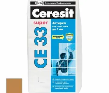 фото Затирка цементная Ceresit CE 33 Super Сиена №47 2 кг