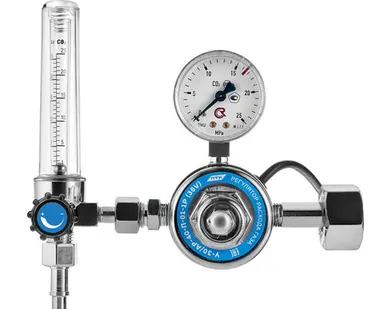 фото У-30/АР-40-П-01-1Р (36V), Регулятор расхода газа с подогревателем на 36В и одним ротаметром (001.010.610)