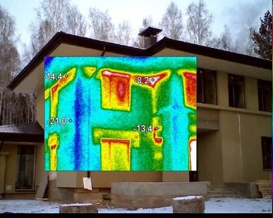 фото Тепловизионное обследование, тепловизор, утепление пенополиуретаном (ППУ)