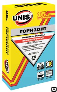 фото Стяжка для пола Юнис Горизонт (25кг)