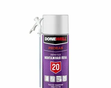 фото Пена монтажная бытовая всесезонная DONEWELL ENERGY FLEX 20