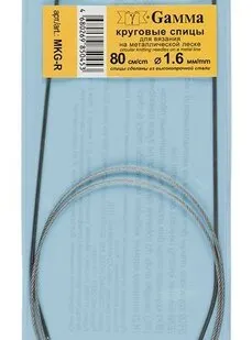 фото круговые MKG-R металл d 1.6 мм 80 см на металл.леске GAMMA