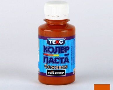 фото Колер-паста универсальная бежевая №15 0,5л (Текс) 2 СОРТ