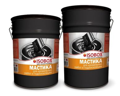 фото Мастика кровельная ISOBOX 22кг (20л) ТехноНиколь