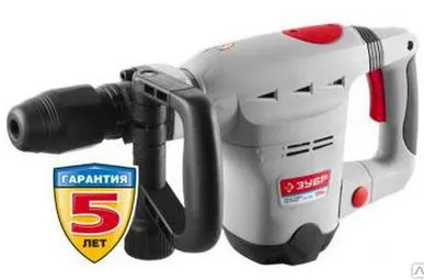 фото Молоток ЗУБР отбойный SDS-Max, 12,5 Дж, 6,1 кг,3350 уд/мин,1250 Вт, кейс