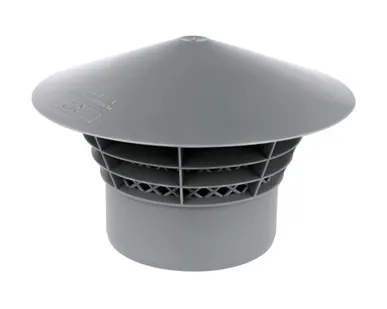 фото Зонт вентиляционный ВК ПП 110, NEW, серый,РТП