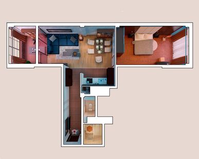 фото 3D визуализация планировок