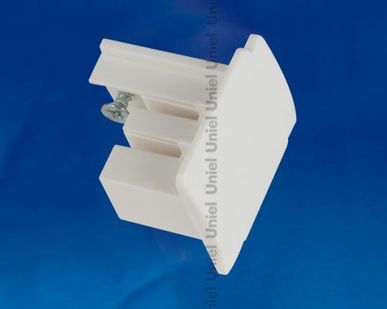 фото UFB-C41 WHITE 1 POLYBAG Заглушка торцевая для шинопровода. Цвет — белый. Упаковка — полиэтиленовый пакет.