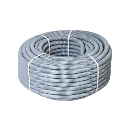 Фото №0 Труба гофрированная 25 мм легкая с зондом, ПВХ