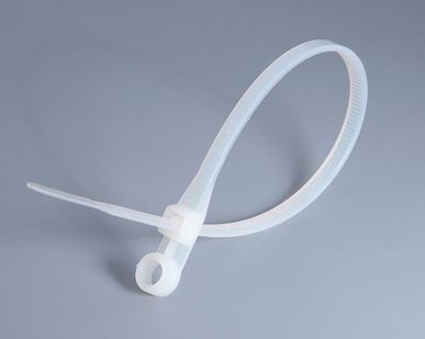 фото Хомут-стяжка Fortisflex белый (100 шт) 8х300